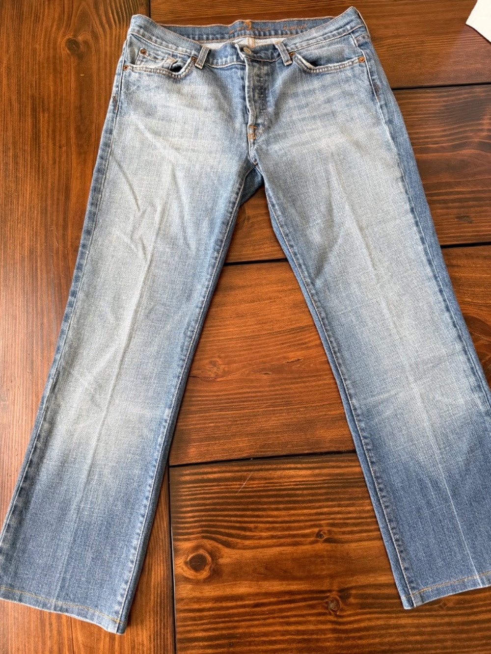 7 For All Mankind Women's Low-Rise Boycut / Bootcut Jeans - Size 31